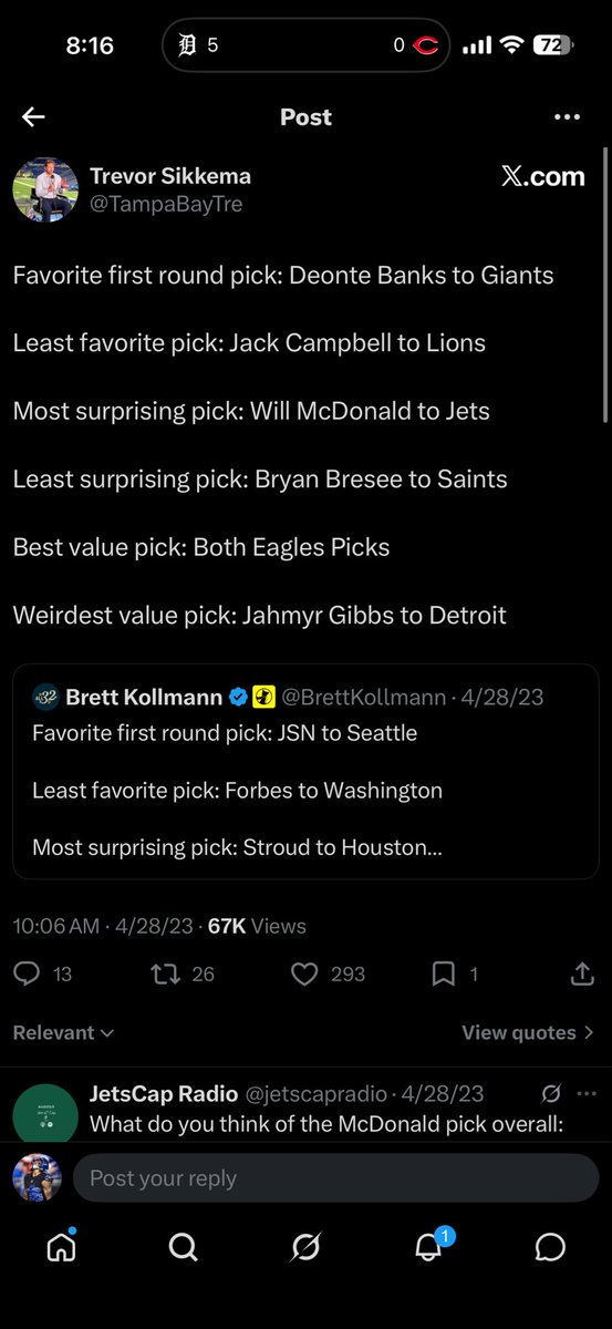 Jahmyr Gibbs super sonic gold jacket loading tweet media