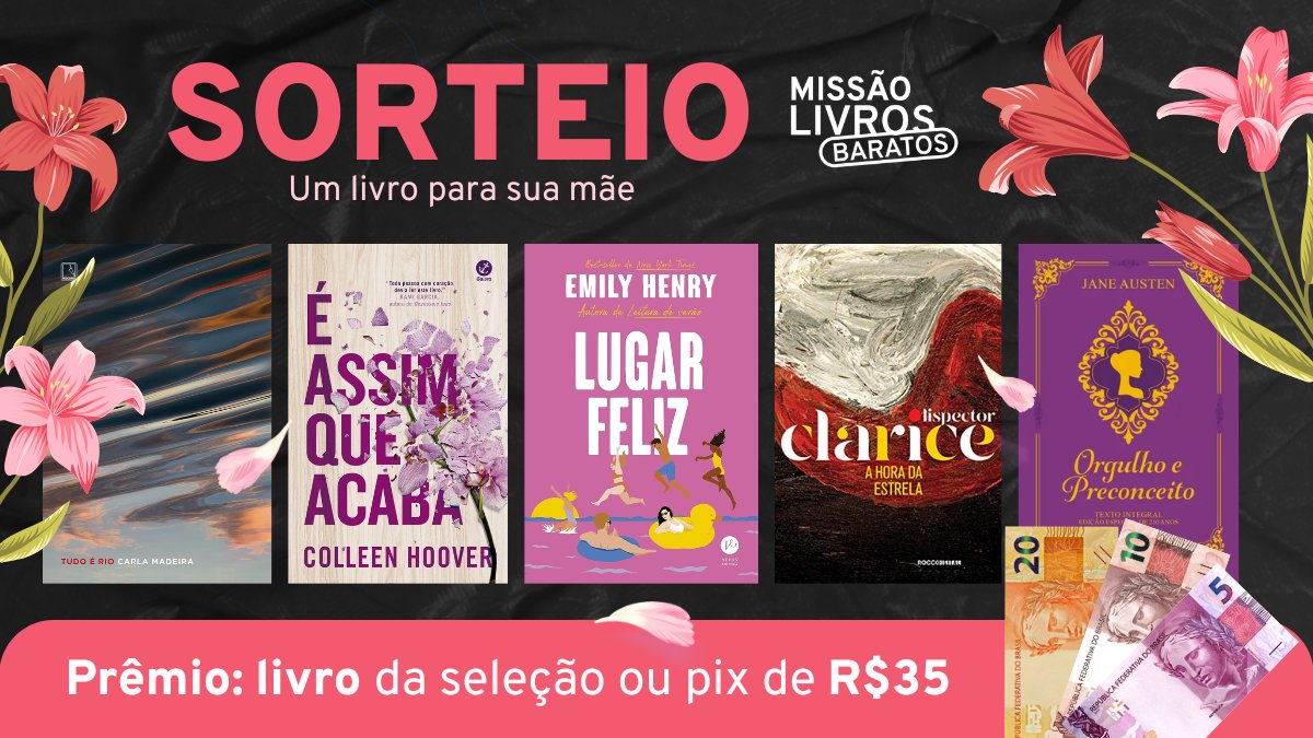 Missão Livros Baratos 🕵📚 tweet media