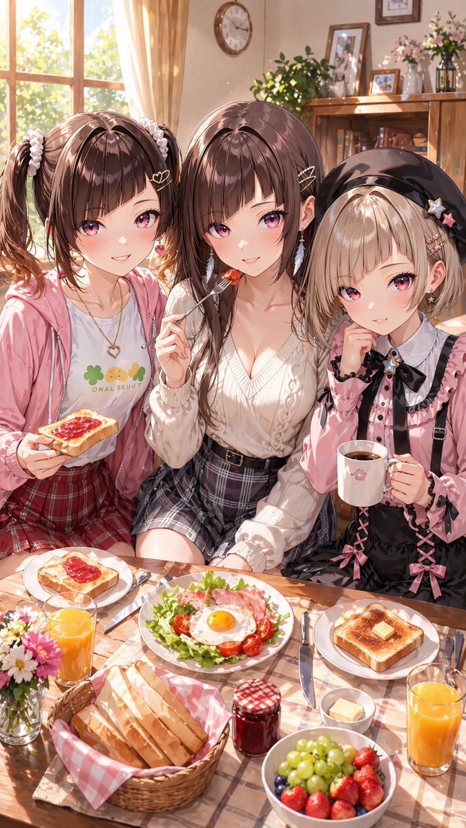 fougerespicy's tweet image. おはよ...(っ - )ᐝ
#AIart
#kawaii

最近よく見るキャラクター紹介ボード的なのを試してみたよ✏⟡˖·
ChatGPT面白いね🍀

プロフィール内容もAI任せにしたら3人とも高校2年生で統一されてる(*´艸`)