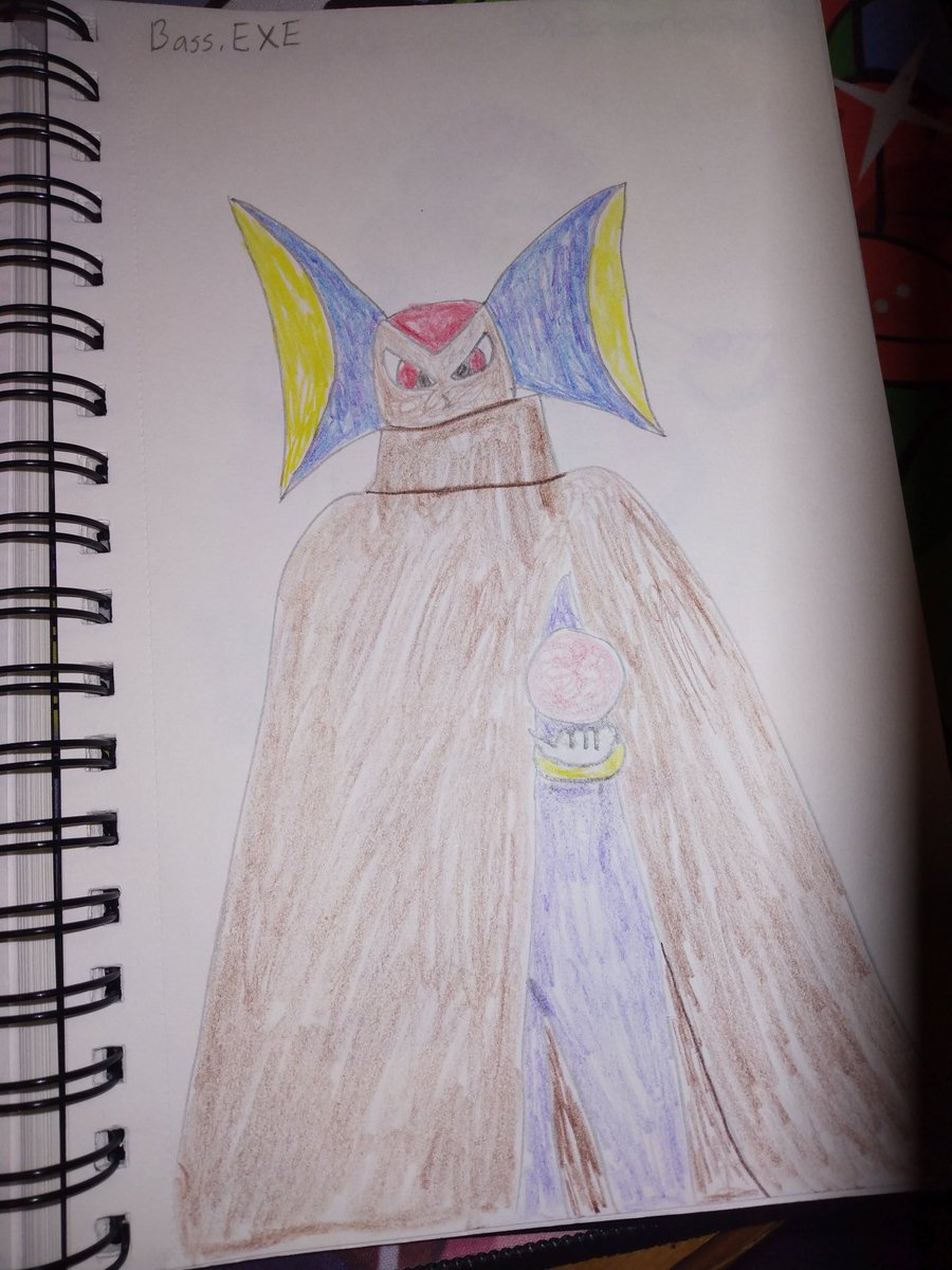 VTDJacobsGirl's tweet image. #MegamanBattleNetwork #MegamanFanArt #Bass I think this came out best because I got to draw my favorite character.