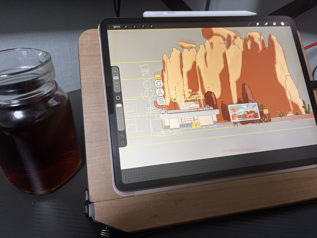 꾸준히 (였던것) 작업하기 11일차
-도트작업 예정