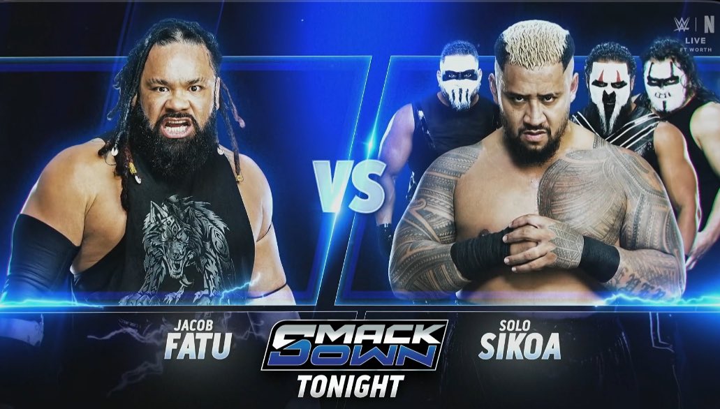 reigns_era's tweet image. Smackdown has new match graphics.

 #SmackDown