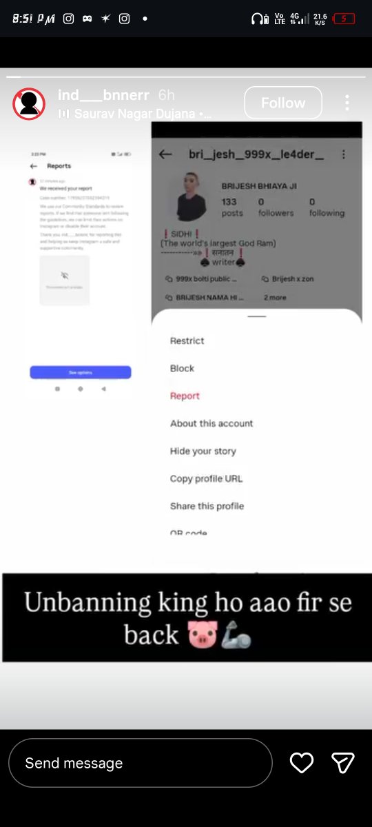 BrijeshPra81965's tweet photo. @Meta @Instagram REAL ID @bri__jesh__999x__le4der__ disabled for "fake" by false reports.

I'm Brijesh Prajapati. Ready for ID check. 

Proof attached. Pls review. #BringBackMyID #MetaHelp https://t.co/VSwxPlIqOR