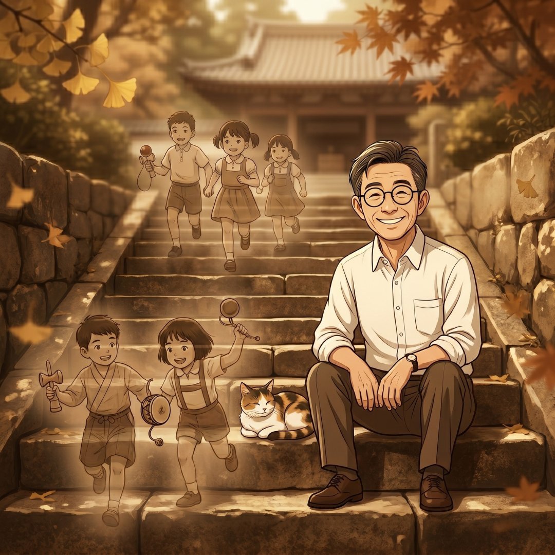 komezosh33's tweet photo. 教員時代、「回想法」という心理学のアプローチをよく使っていました。

お年寄りの昔話は、ただの思い出ではありません。
それはその人の「誇り」であり、「街の宝物」です。
忘れ去られる前に、誰かが形に残す意味がそこには必ずあるのです。 https://t.co/XoCdF6RndX