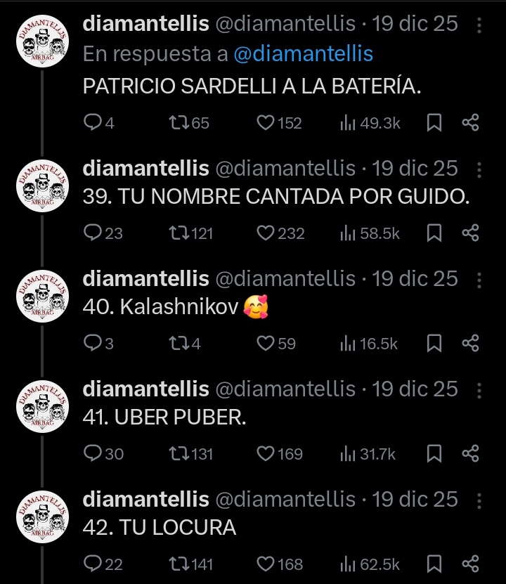 strutsardelli's tweet photo. vamos a sufrir con un montón de setlist pero ninguno como ESTE https://t.co/N3HmI8stSY
