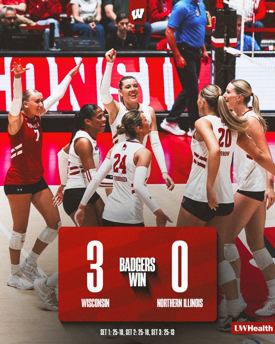 Wisconsin Volleyball tweet media