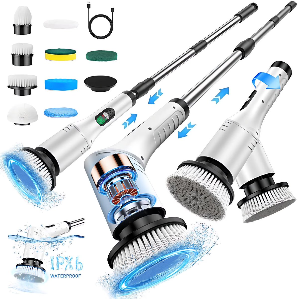 CheeperDeals's tweet image. MUST HAVE: Electric Spin Scrubber, Cordless Bathroom Cleaning Scrubber with Adjustable Long Handle,

🛒 sovrn.co/1blupxo

#AD #DEALS #SALE