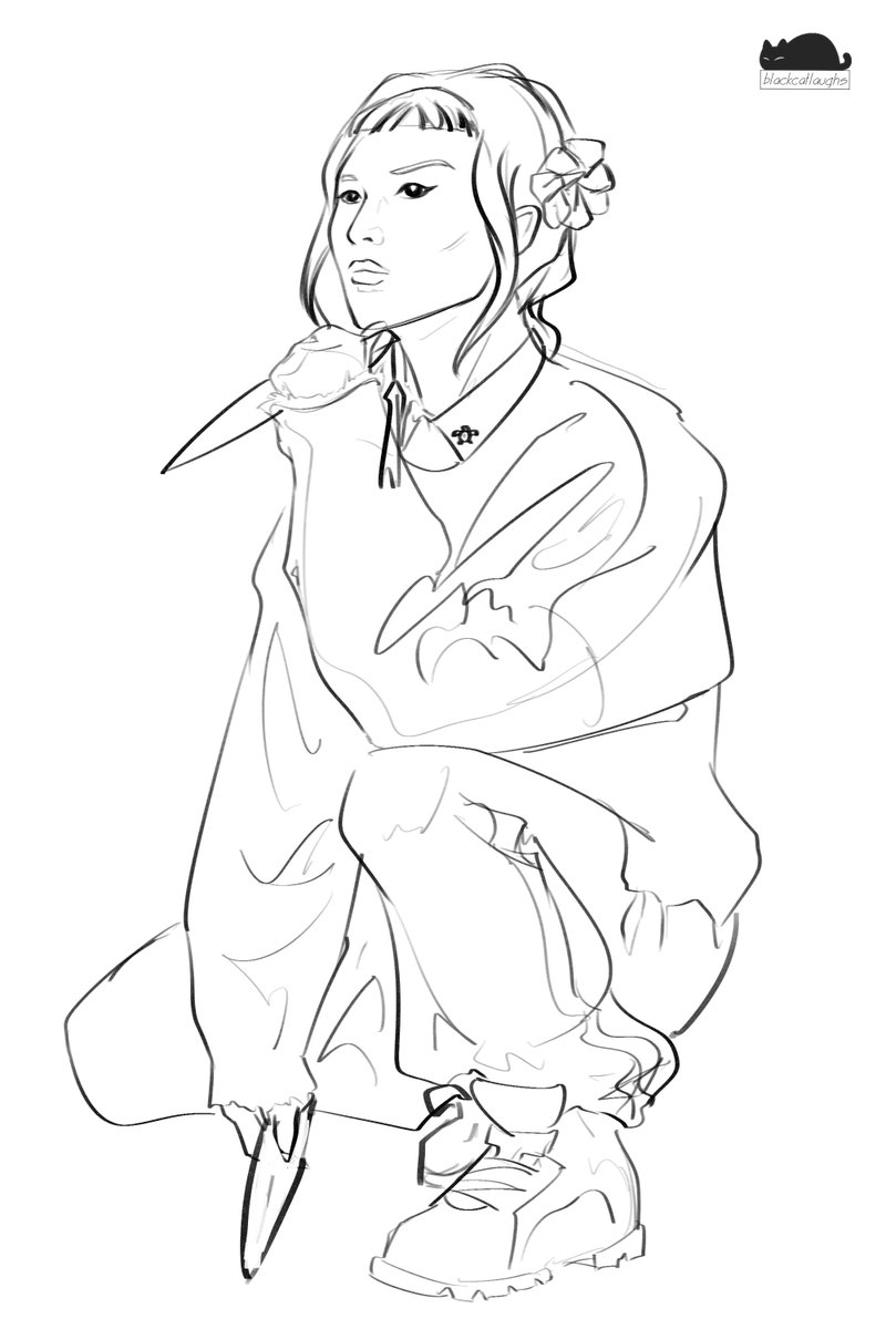 Black Cat Laughs ᓚᘏᗢ tweet media