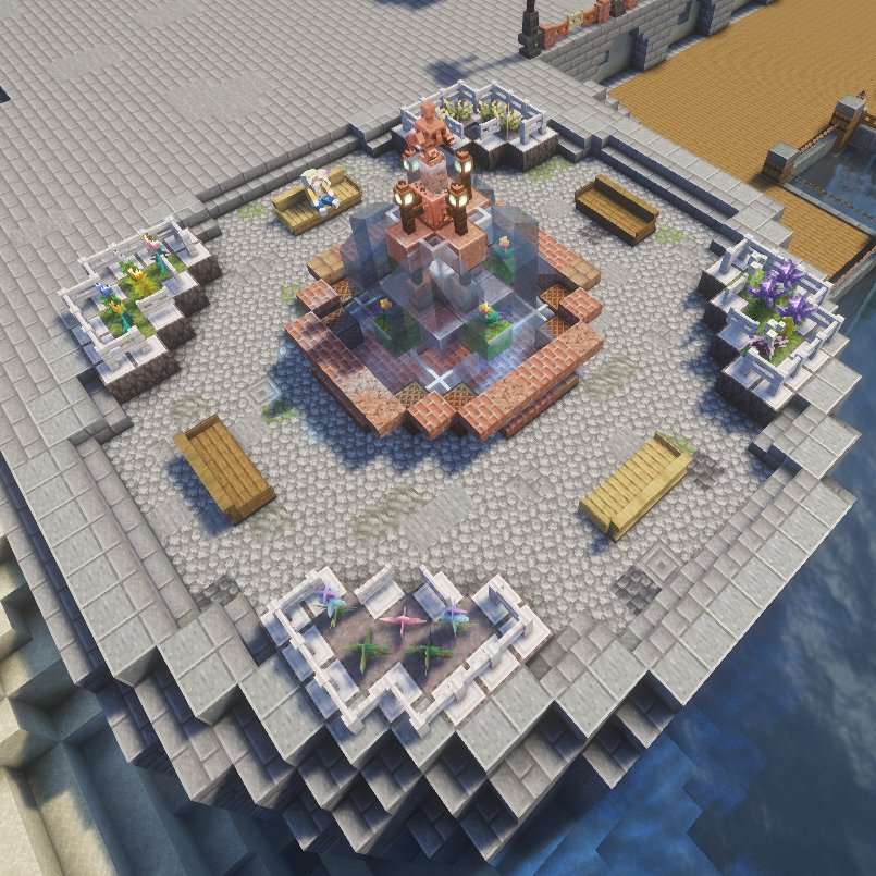 Utae_channel's tweet photo. 🟡🎮#夜空の夏 #Minecraftbild
個人エリア 港町の合作
広場と小さな屋台を2件
屋台1はKELさん@KELPANDA_YT につけ足してもらってモリモリになりました
アクシオムあっという間に使いこなしててすごい🤣
広場は土台作ってくれた石ゾーンに移動。
我ながらお気に入り♥️ https://t.co/xbgJuOMjeU