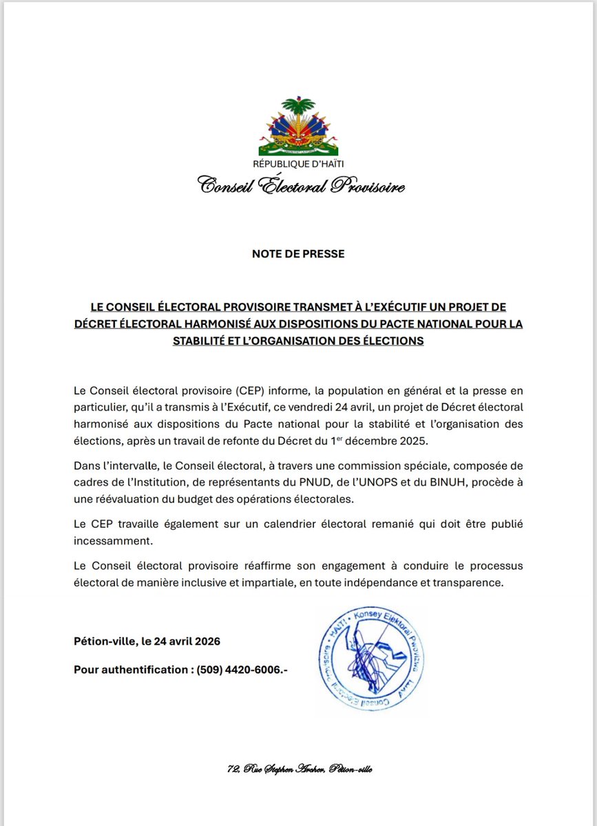 CEP HAITI tweet media
