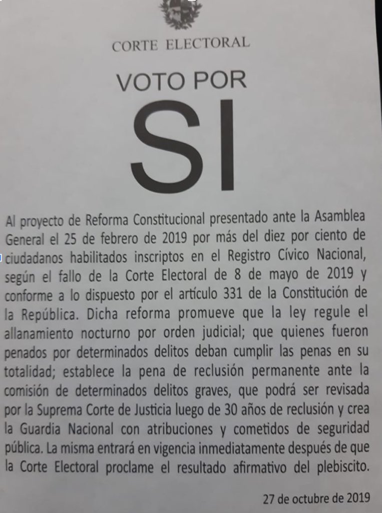 fabicndf's tweet photo. Todos estamos de acuerdo que en Montevideo estamos en un estado crítico de inseguridad y era sabido que votando al fa iba a ir de mal en peor. Pero esto es lo que quiso el uruguayo cuando en 2019  casi el 54% del Uruguay no puso la papeleta de la reforma https://t.co/15HTNCXDFs
