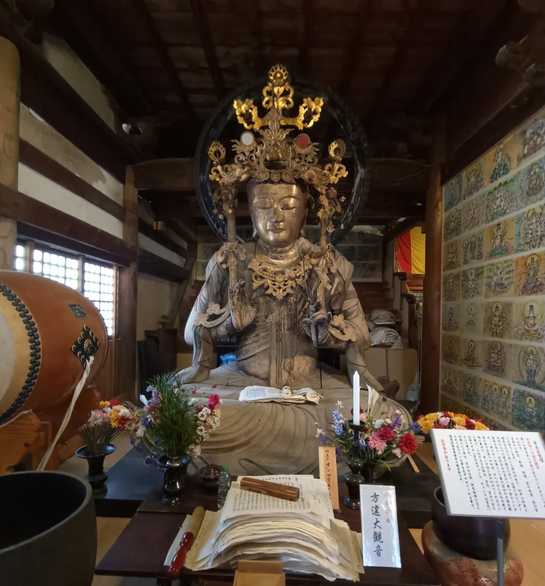 ubusuna1984's tweet photo. 方違大観音様。おでかけ安心✨️
西国三十三所施福寺は、駐車場からお寺まで山道を片道40分ほど歩くしかなく、それでも参拝してよかったと心から思えるほどお堂の中で癒された（撮影可） https://t.co/bb4OQI6VJo