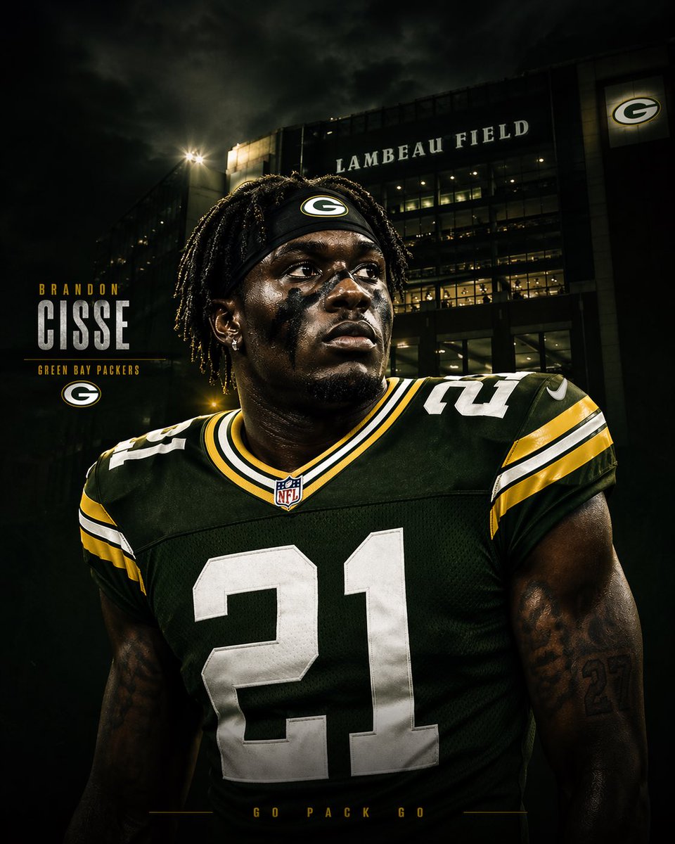 DylanPatscot's tweet photo. Welcome to Green Bay @BrandonCisse https://t.co/bEK9JmDpjf
