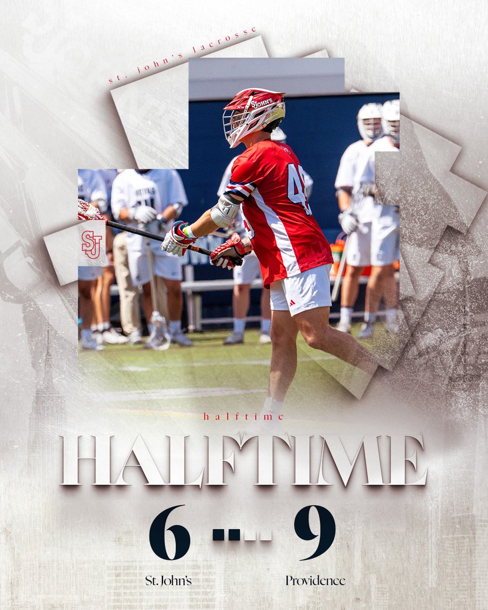 StJohnsLax's tweet image. At the half

#RedStorm