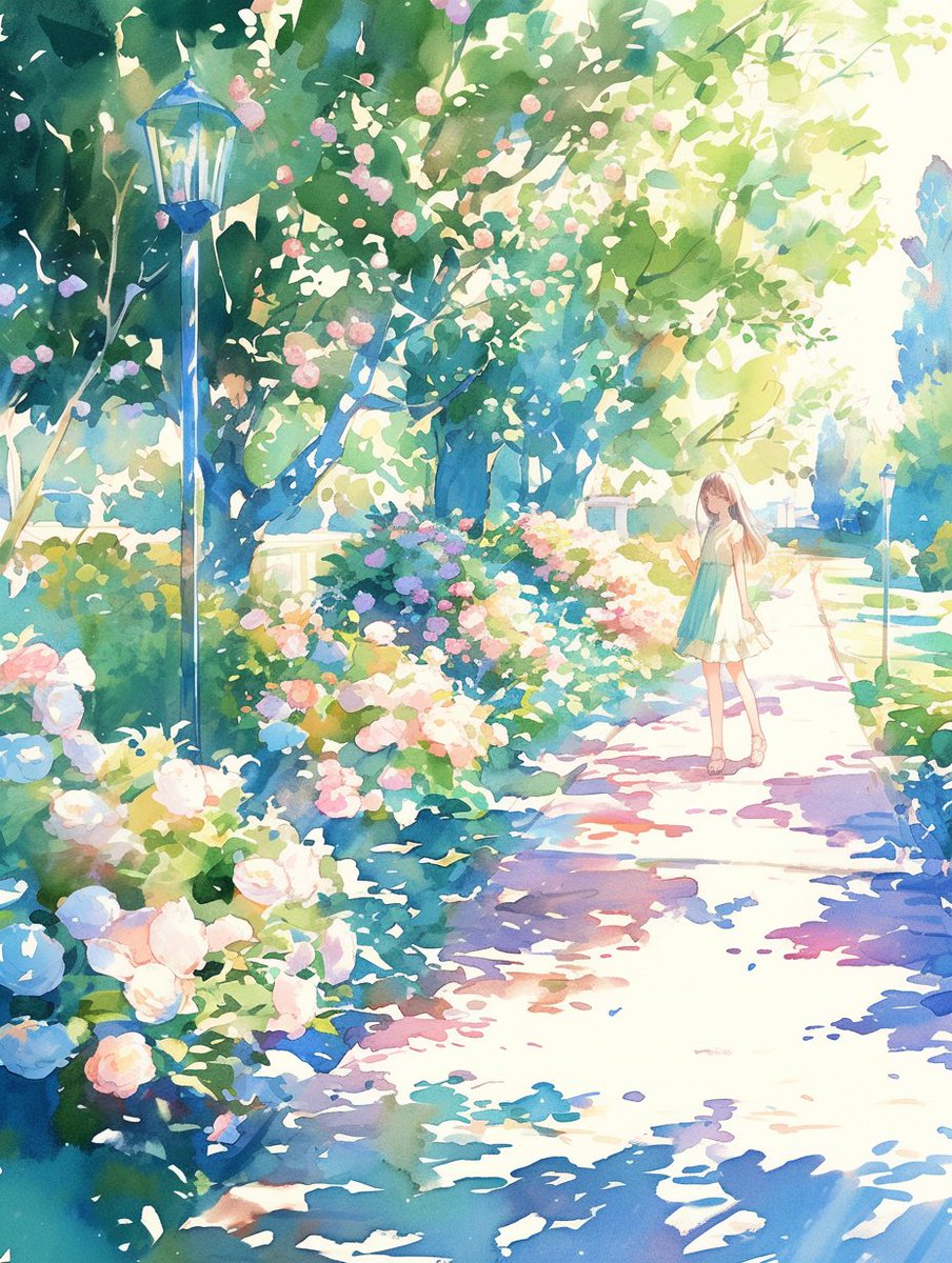 Suzu2110t's tweet image. 椿咲く小道
#AIart  #AIイラスト #AIillust #AIアート #nijijourney