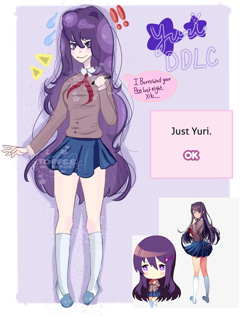 honeygoreweb's tweet photo. Looking for #artmoots !! Here’s my fanart of Yuri from ddlc ^^ #mutuals #art #artist #artmutuals https://t.co/BKe3HqzMyG