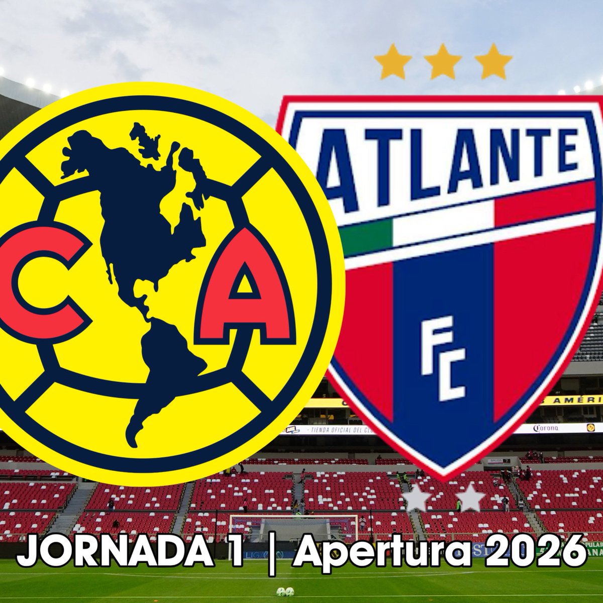 🚨¡ÚLTIMO MOMENTO!🚨

América ya conocería su rival para la Jornada 1 del Apertura 2026. ✅

El Atlante sería el equipo con el que nuestras águilas debutan. Primer partido en liga desde el 2014. 🦅

¿Cómo lo ven? 🧐

📰 vía: <a href="/RaulOrvananos/">Raúl Orvañanos</a>