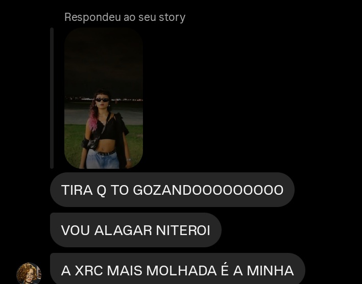 *posto foto*

ela: nem olha
minha amg: