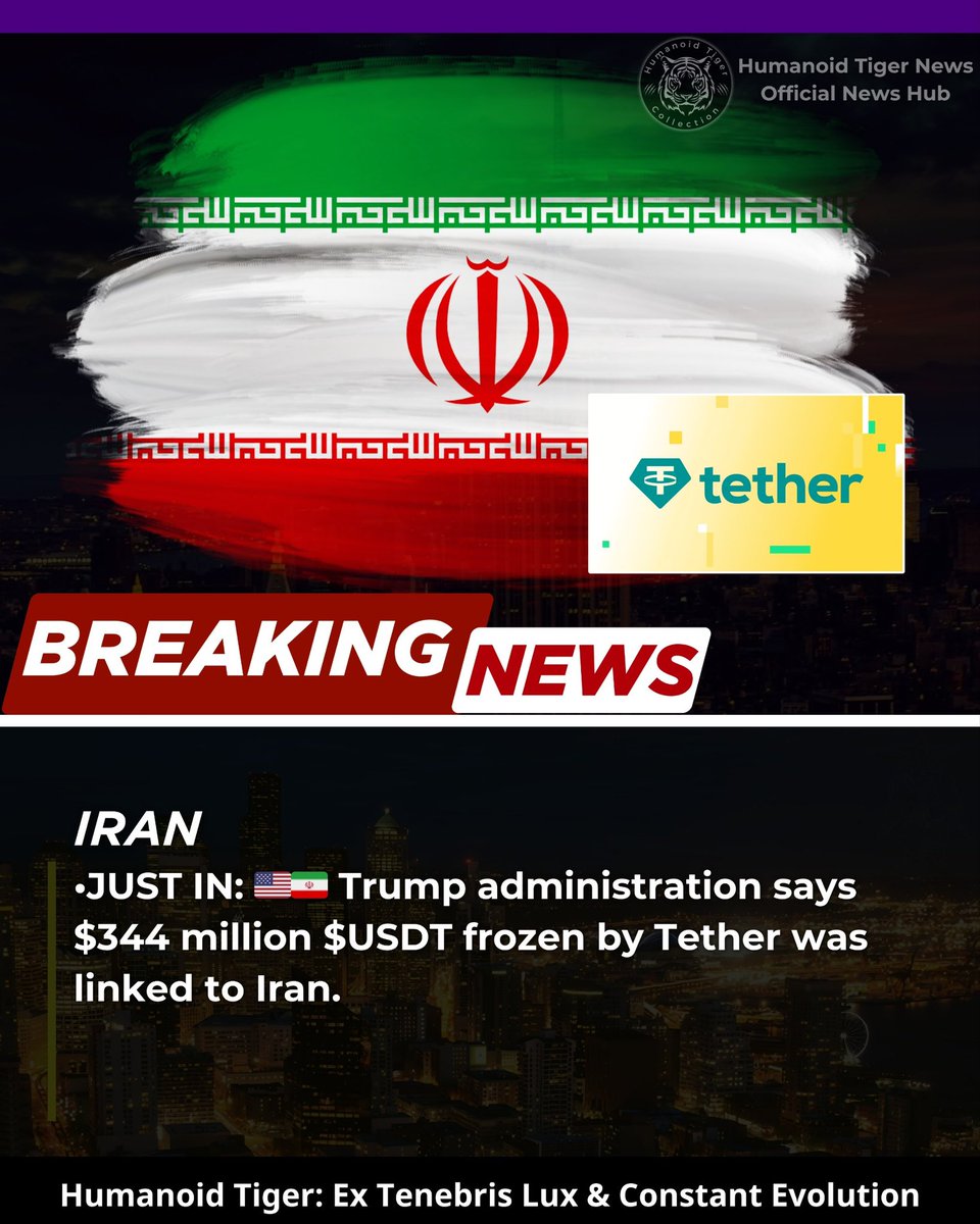 _htcnews's tweet image. 🚨IRAN

•JUST IN: Trump administration says $344 million $USDT frozen by Tether was linked to Iran.

_____

Humanoid Tiger News
Official News Hub.

Meet our ecosystem:

🔗beacons.ai/humanoidtiger

#NFTs #NFTProject #NFTCollection #OpenSeaNFT #OPENSEA #Bitcoin