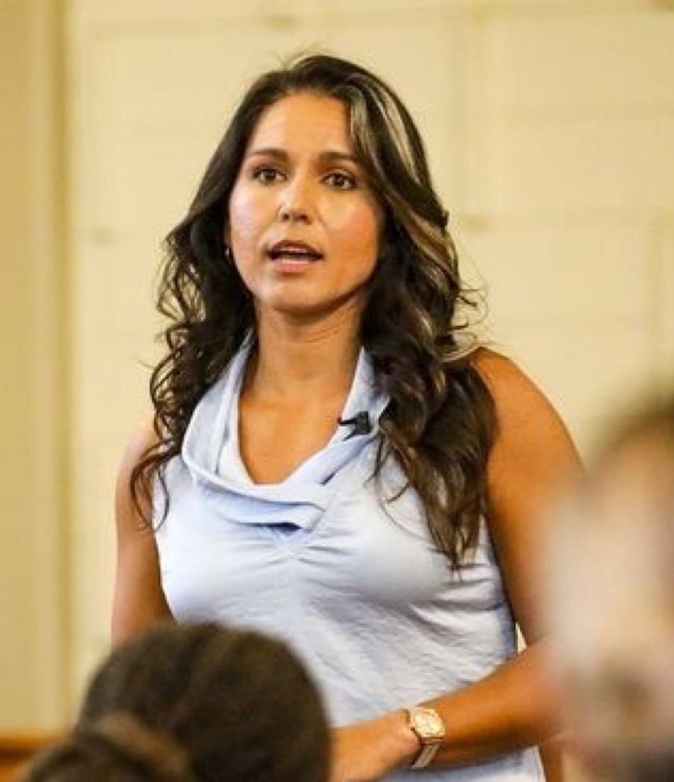 Sahar393815's tweet image. Has Tulsi Gabbard earned your respect in today’s political climate?

A. Yes, absolutely
B. No, Never
