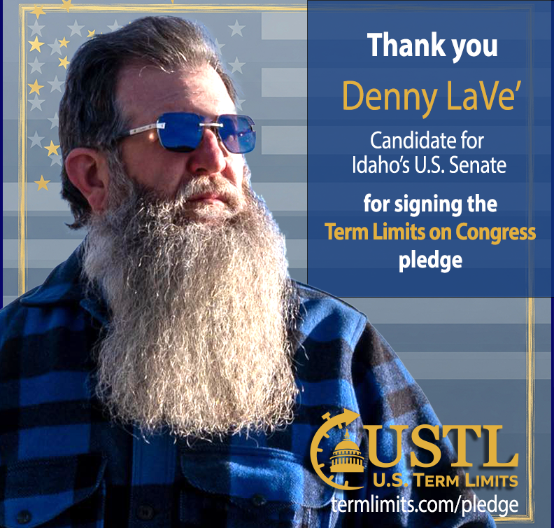 USTermLimits's tweet image. Thank you Denny LaVe' for signing the #termlimits on Congress pledge. It’s a significant step toward meaningful legislative reform.
termlimits.com/wp-content/upl…