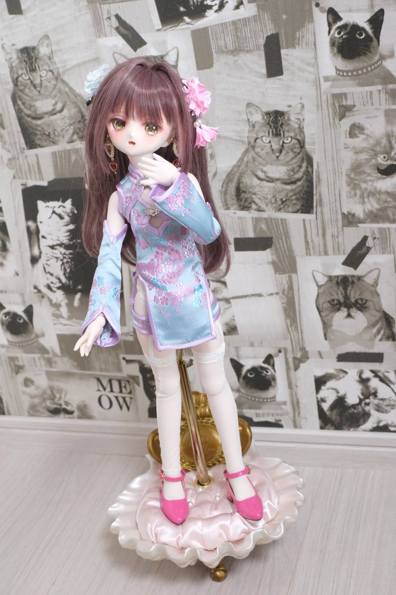 おはようございます☀
ちょっと奮発したドールスタンドが良過ぎました🥹💕ヴィーナスだ…っ！