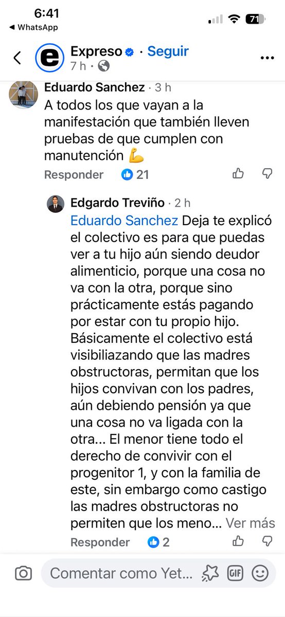 rioscma's tweet photo. Cuando el hombre quiere derechos pero no obligaciones. Entonces un hijo tiene el derecho de convivir con su padre pero debe pasar hambre, no debe vestir, no debe ir al doctor, no escuela, no internet y así, va a vivir de ver a su padre y de lo que le de la madre. https://t.co/JHcePIwZnK