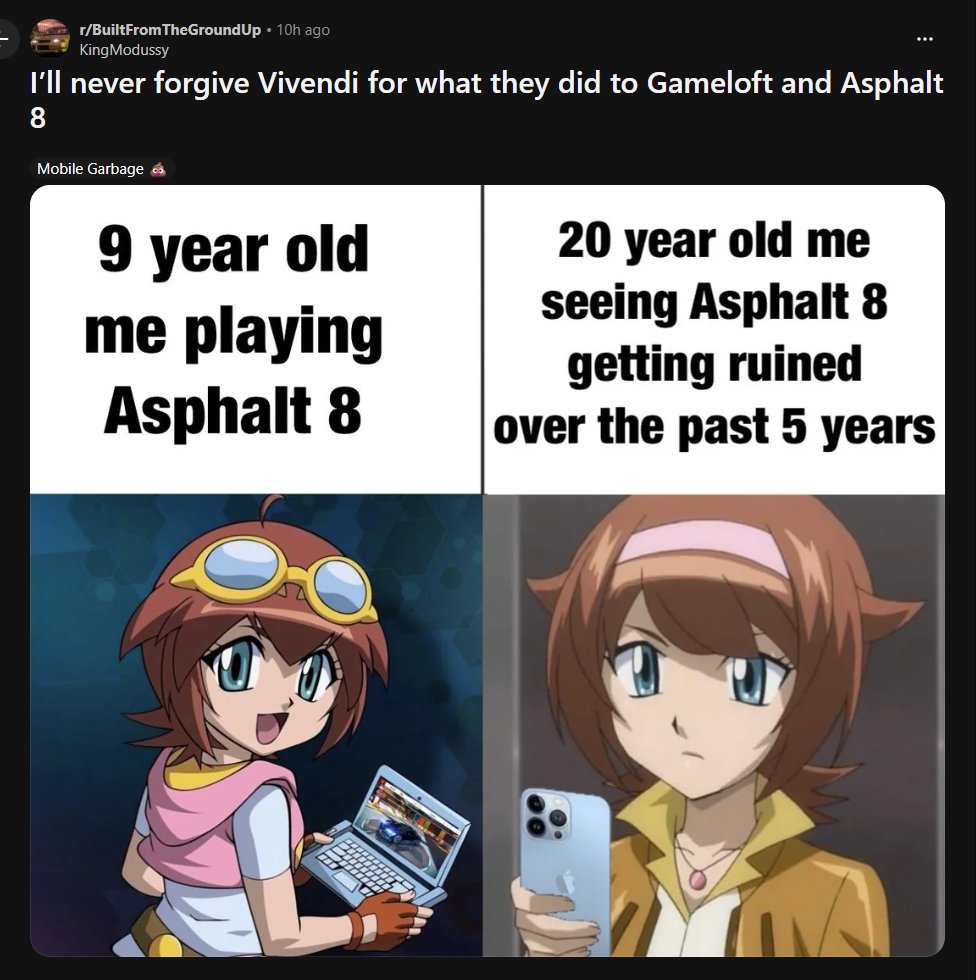 TheCanadianGTR's tweet image. FYI: Vivendi is also the same company who got mad at Valve for not wanting CS:GO in cybercafes.

#Asphalt8 #Asphalt8Airborne #CSGO #CS2