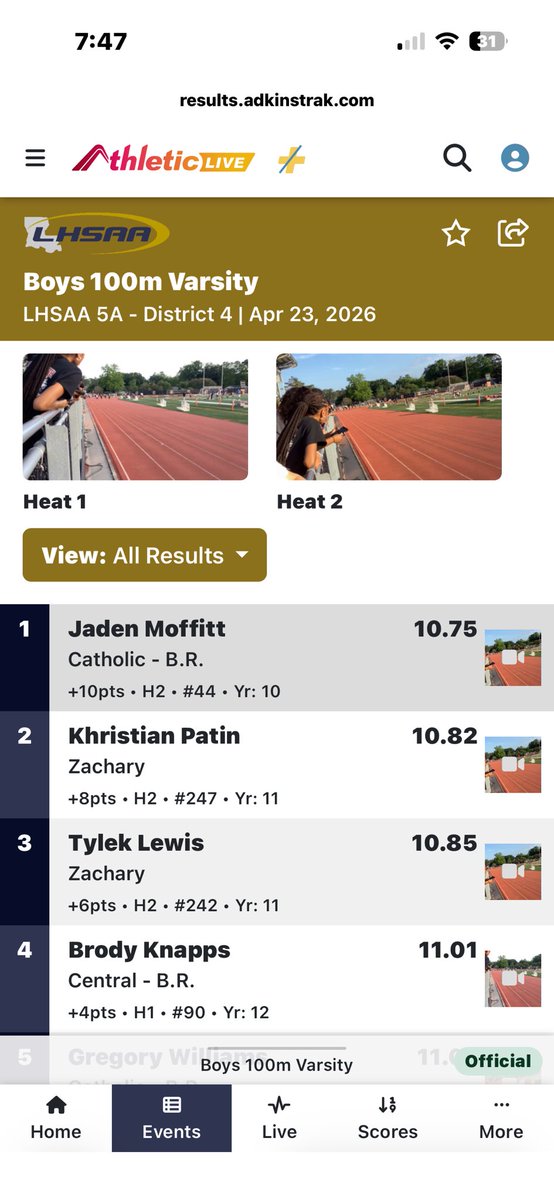 TylekLewis28's tweet image. Ran 10.85 in the 100m and 41.70 in the 4x1! can work on my start. #grind