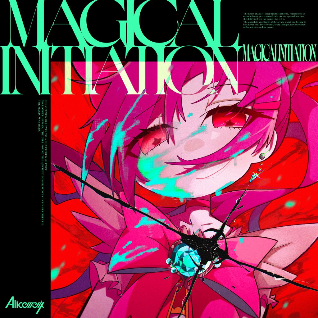 Alicemetix's tweet photo. Alicemetix New EP
"MAGICAL INITIATION"

▼INFO
https://t.co/C6KGdBou25

1. Stardust Apocrypha
2. Prismatic Burst
3. Fatal Destruxxion
4. アンクリアネス (2026 Update)
5. Stardust Apocrypha (Extended Mix)
6. Prismatic Burst (Extended Mix)
7. Fatal Destruxxion (Extended Mix) 

Music/Design: Alicemetix
Illustration: 蝦夷森 憂奈
@EzorisuRisurisu

2026.4.26 春M3 コ-28a
@StardropRecords にて頒布

▼TANO*C STORE
https://t.co/VSUeEpr4C1 
▼DIVERSE DIRECT
https://t.co/fK3sYISnhM 

#M3春2026