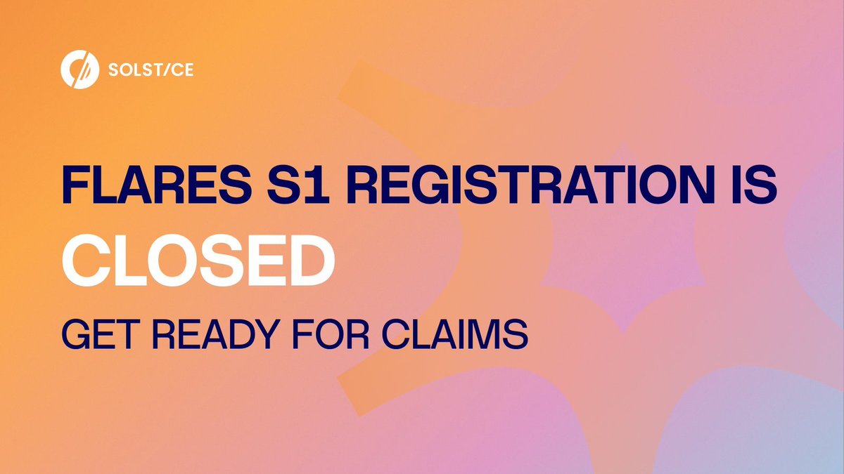 Airdrops_one's tweet photo. $SLX Airdrop 🪂registration is now closed from @solsticefi 

~15K wallets registered out of 1.427M eligible wallets.

That’s about 1.05%.

Unclaimed $SLX from wallets that did not register will be redistributed to users who did.

Context

▫️ Registration fee: 0.075 SOL 
▫️ $97,000 in fees collected
▫️ Fee paid to Clique, the third-party claims / vesting provider
▫️ Total supply: 1B $SLX
▫️ Community airdrop allocation: 10%
▫️ Legion sale FDV: $130M
▫️ Implied sale price: $0.13 / SLX
▫️ Public sale unlock: 50% at TGE, 50% linear over 3 months

At the Legion sale valuation, the full 10% airdrop bucket implied $13M in $SLX.

Registration fee wallet:
https://t.co/CUNTBFwERP

🫡