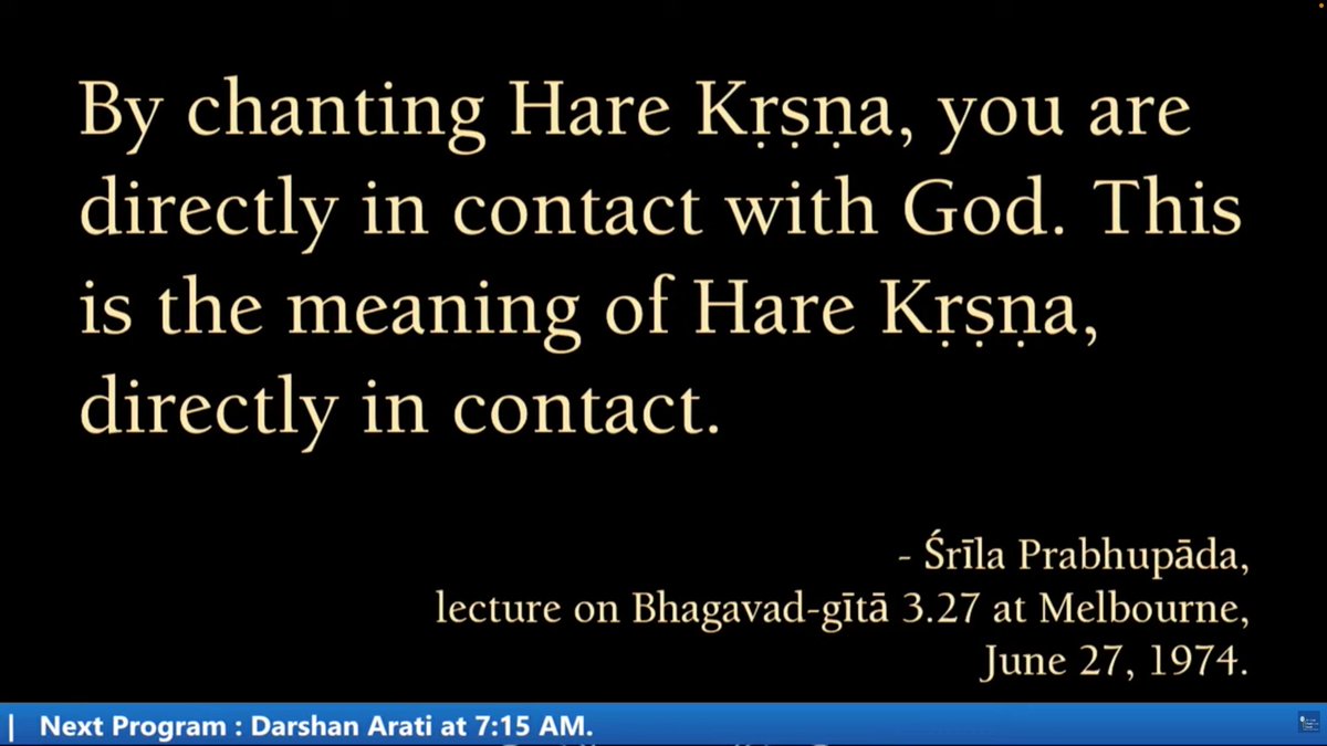 🔴 Live Darshan - Vrindavan Chandrodaya Mandir | Aarti | Kirtan | Pravachan youtube.com/live/IEejiL_7g… via <a href="/YouTube/">YouTube</a> ISKCON NYC
