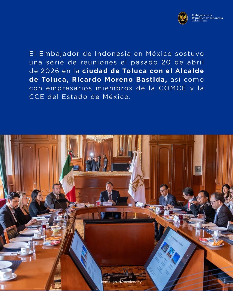 Indonesian Embassy Mexico City tweet media