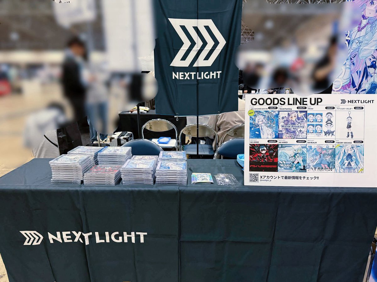 nextlight_jp's tweet photo. #超ボーマス62 設営完了しました！
【B01,02】にてお待ちしております✧ https://t.co/3FnYtxax7U