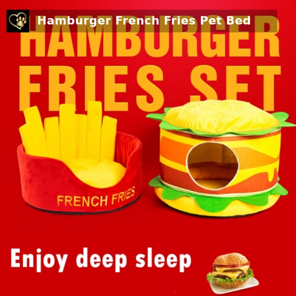 furrbabygifts's tweet image. Check out this product 😍 Hamburger French Fries Pet Bed 😍 
by Furr Baby Gifts starting at $36.99. 
Shop now 👉👉 shortlink.store/5_r87dgyhygb

#dogs #cats