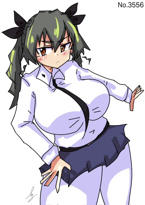 [待ちな!アンチョビ] #1日1ドゥーチェ