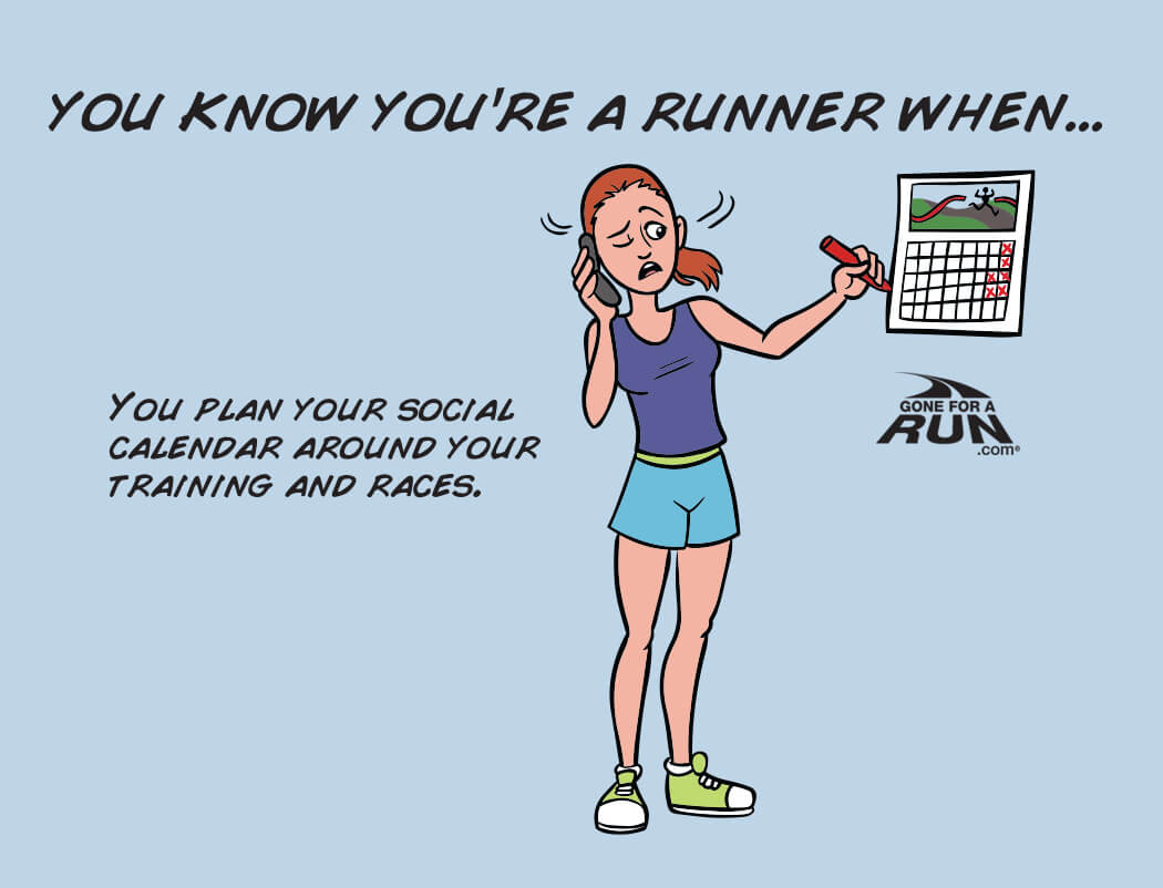 Phil_Runners's tweet image. You know you're a runner when you plan your social calendar around your training and races ...  #running #runner #jogging #jog #jogger #winner #champ #marathon #run #finish #race