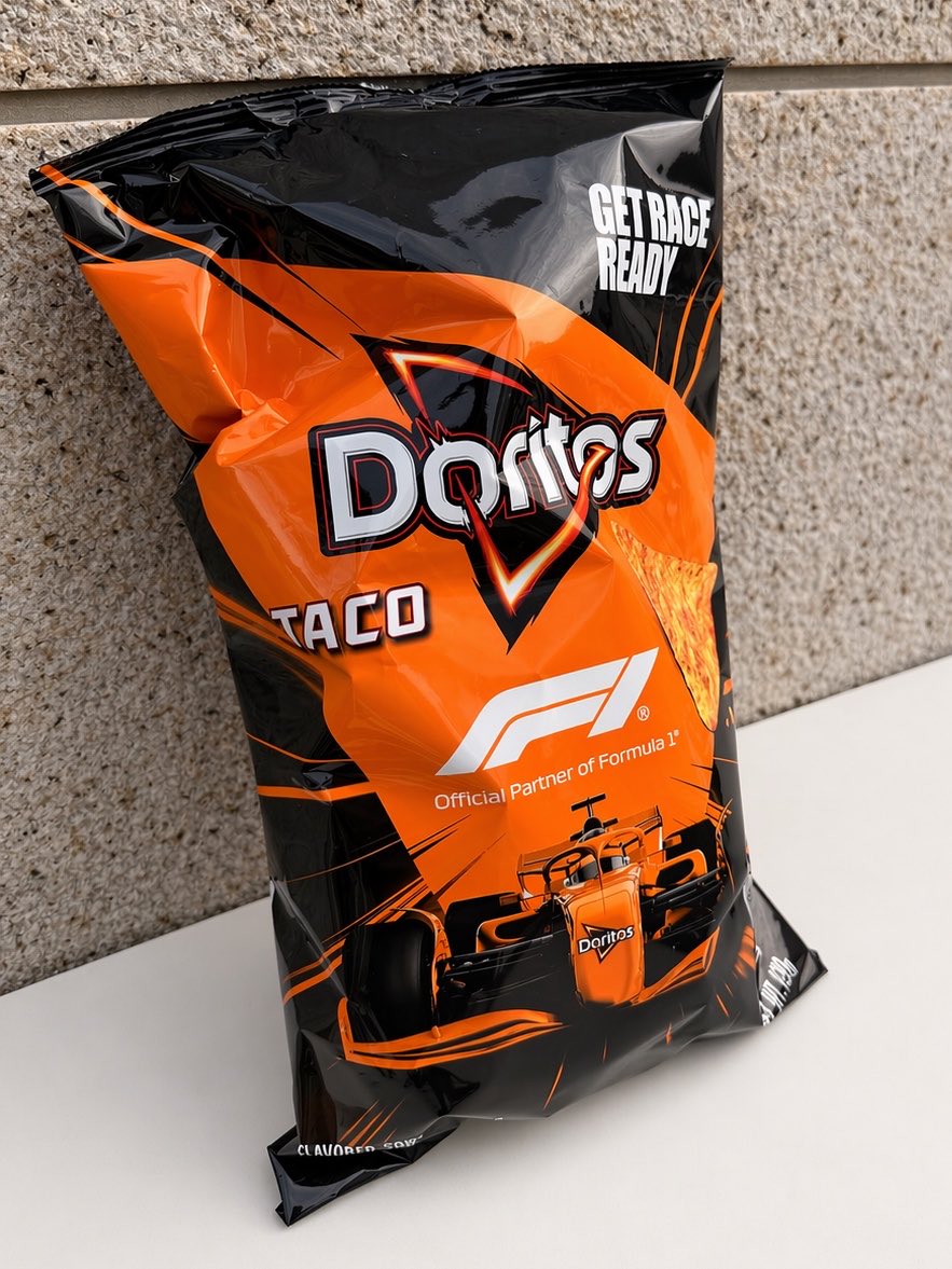 sascha348's tweet image. ドリトスのタコス味が @F1 コラボ！ @doritos_jpn @Doritos #f1jp