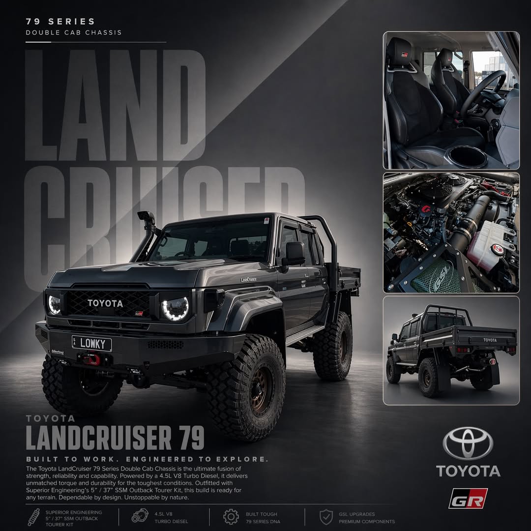 GRJ79K's tweet photo. Toyota Land Cruiser 79 GR SPORT 😁👍

#Toyota #LandCruiser79 #GRSPORT https://t.co/gTwfuoPBHx