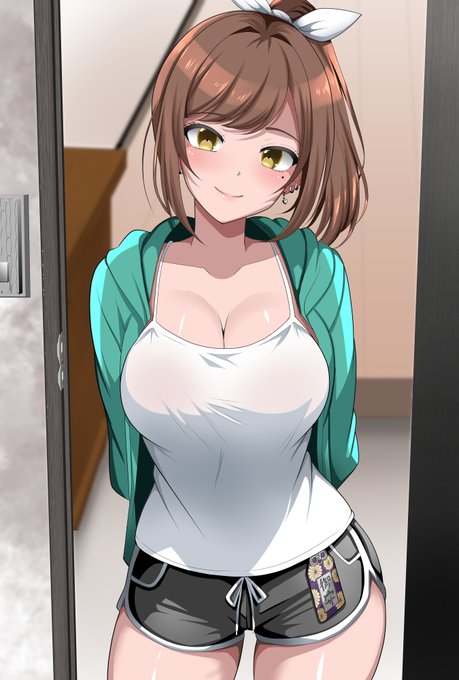 ご依頼作品を納品しましたので公開します OCちゃんの即堕ち2コマ描きました(∩'∀`)∩ 彼氏とセックスしたいが、上手く切り出せない。怪しいお守りの呪いで性欲にのまれ、彼氏に夜這いしてしまうシチュです! 呪いの副作用怖すぎ!!身を滅ぼしそう、彼氏さんも!! #Skebリクエスト募集中