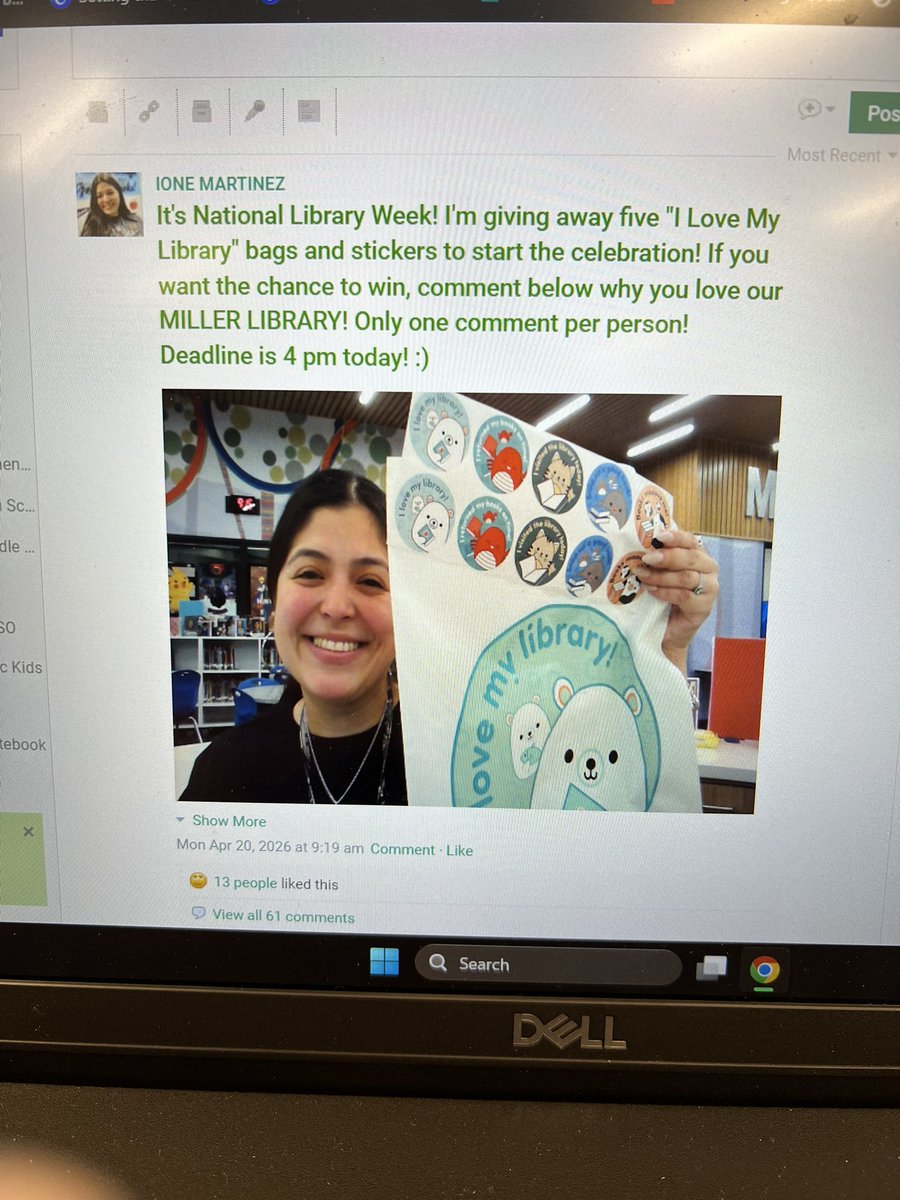 Miller Intermediate Library tweet media