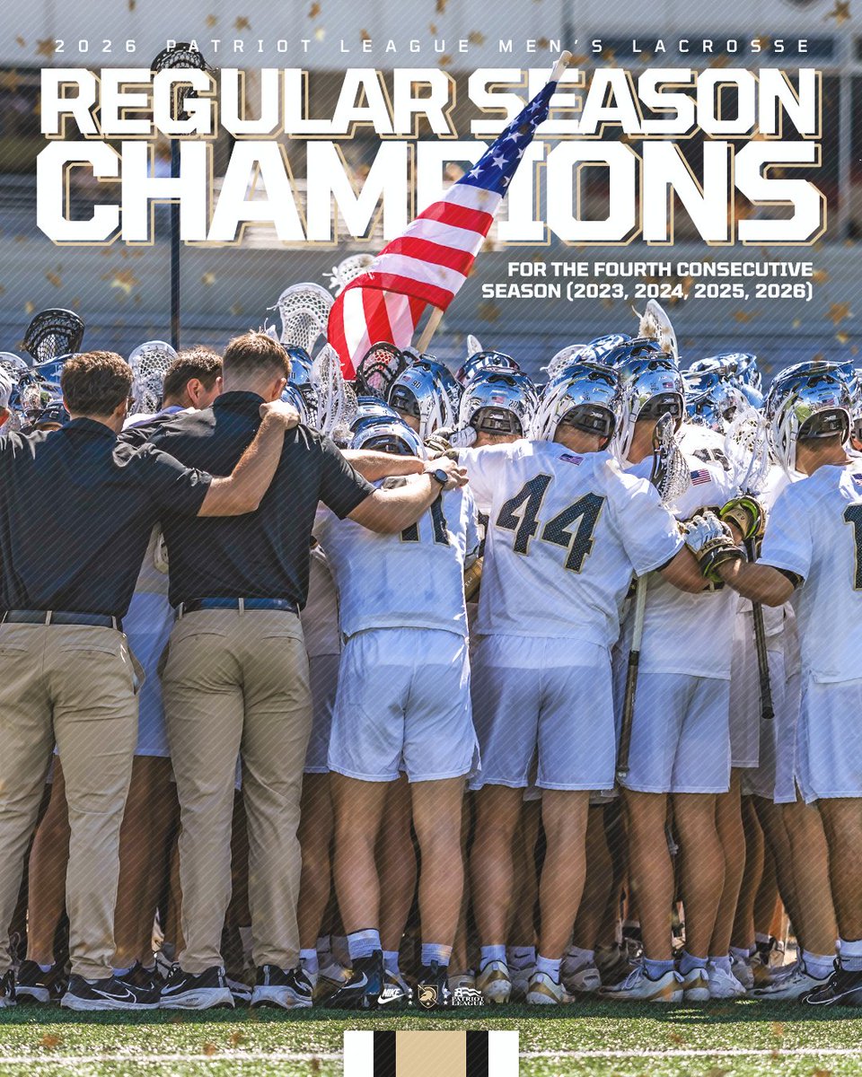 ArmyWP_MLax's tweet photo. Two words: Champions. Again.

#GoArmy https://t.co/WXIHbmxQ0O