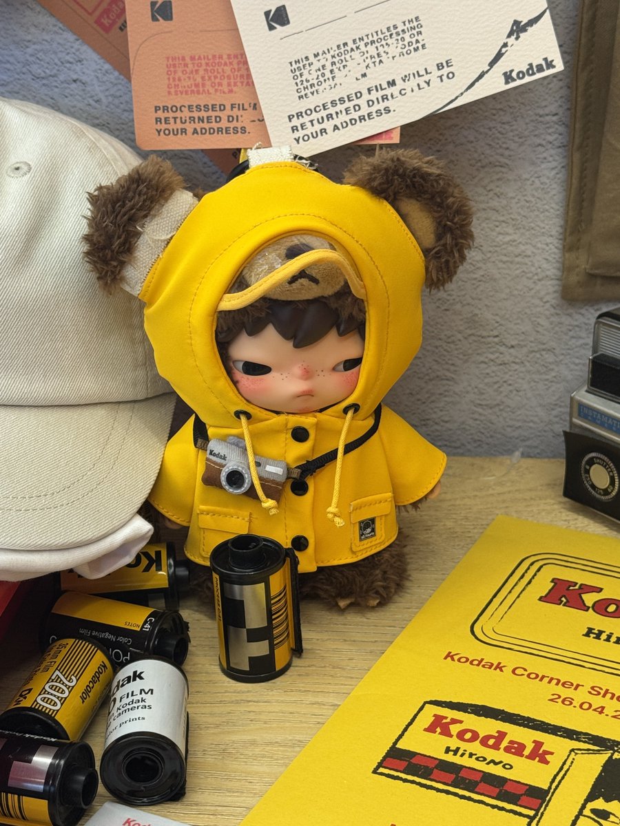 AprilxHazzy's tweet image. Kodak x Pop Mart Hirono collab. 
Super cute and it’s limited.

#코닥 #Kodak #Hirono

🔗hilightbrands-kodak.co.kr/product/promot…