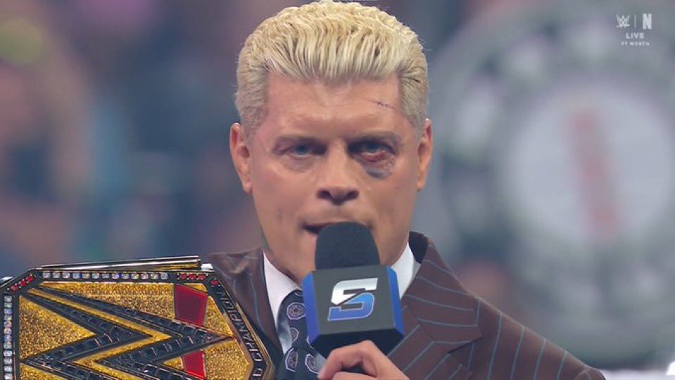 reigns_era's tweet image. Cody tells TKO to mind their business.

YOU. TELL. EM. CODY.

 #SmackDown