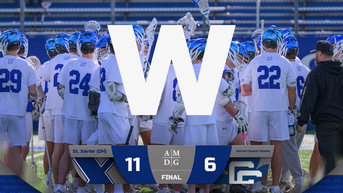 stx_lacrosse's tweet image. Bombers WIN over Detroit Catholic Central tonight at RDI Stadium to go to 13-0 on the season!!

Next up: Bombers roll back to Indy tomorrow early to take on Cathedral at 1 PM. Let’s go!!

#GoBombers | #AMDG