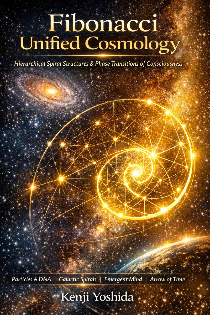 yuria2122's tweet image. 🔭 フィボナッチを通じて宇宙を発見！ 📷「フィボナッチ統一宇宙論」は、数学と宇宙をこれまでにないほど結びつけます。   読む：doi.org/10.5281/zenodo… #Universe #Consciousness #Philosophy #Thought #Hypothesis #QuantumPhysics #AI