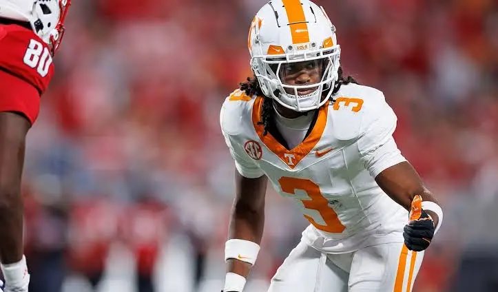 Dizzy2nice's tweet photo. Seeing Jermod McCoy still on the board reminds me of how I felt seeing Will Johnson fall last year. Whoever’s willing to ignore his injury and pick him up will be getting a steal. #nfldraft https://t.co/Axu0RDVpYa