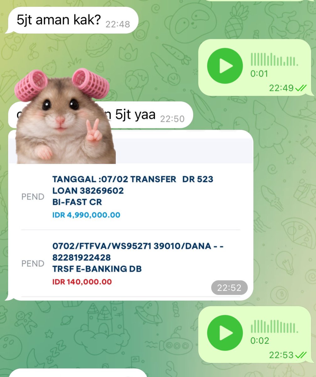 miu~ joki pinjol tweet media