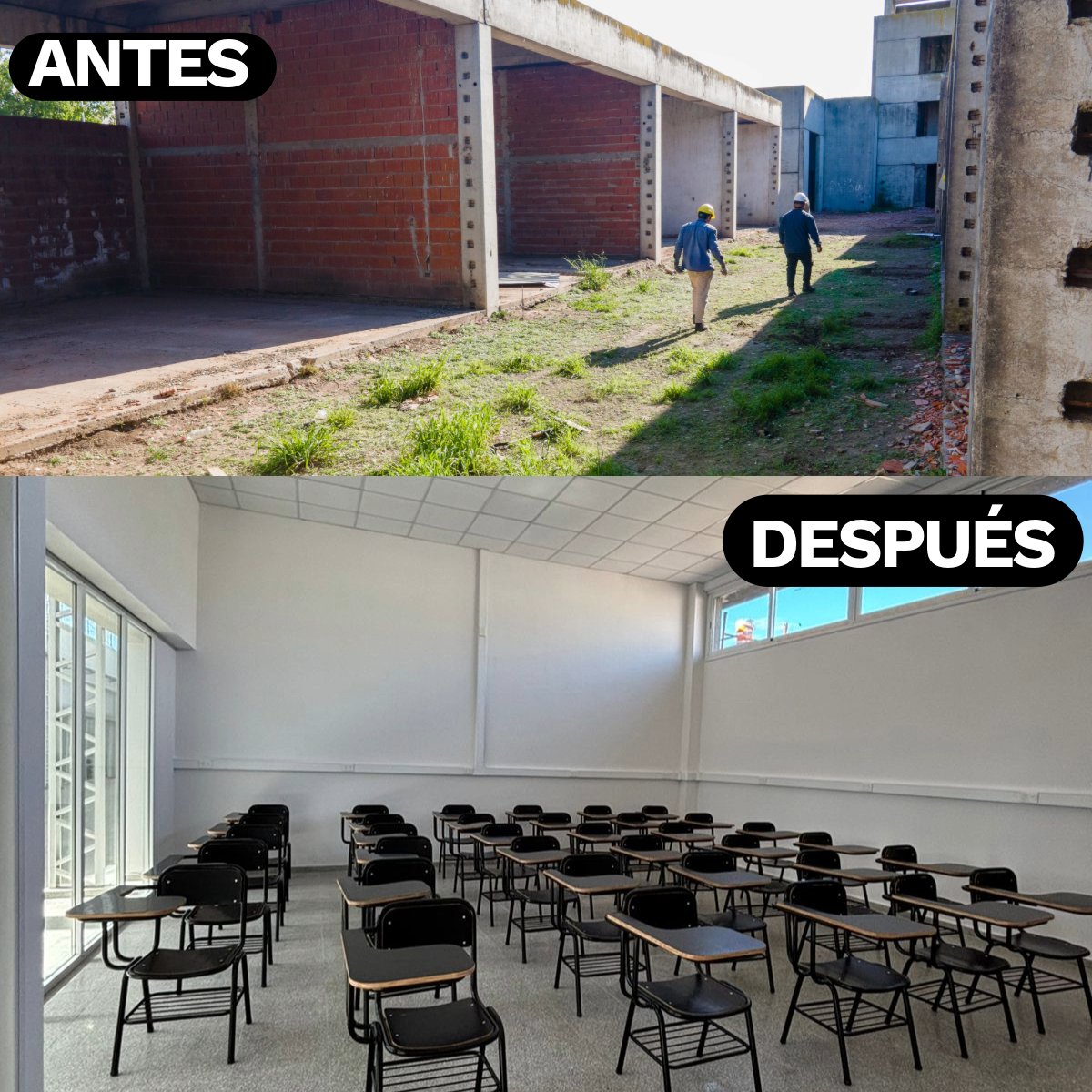 juliaolivacuneo's tweet photo. Gracias @martinllaryora por no solo estar llevando educación a toda la provincia, sino también convirtiendo íconos del abandono en esperanza y futuro. https://t.co/QGezQ31jsS