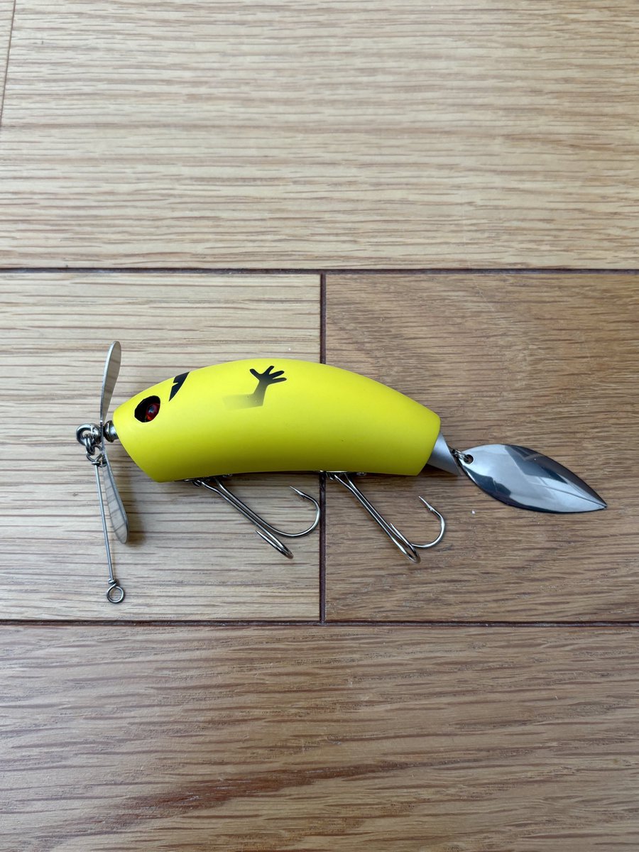 mfdbox's tweet photo. おばけクリッカーできた

#handmadelure
#ハンドメイドルアー
#トップウォーター
#ブラックバス
#blackbass https://t.co/c5ybzPrzfY